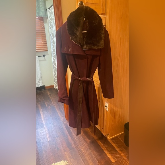 Women’s coat XXL coat with faux fur soft collar - Picture 2 of 5